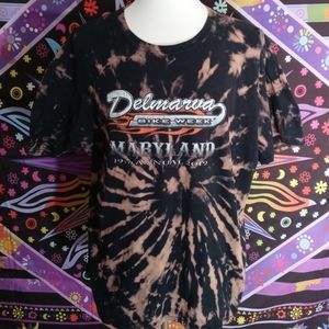 Reversed Tie-Dye Made With Good Vibes By Me!